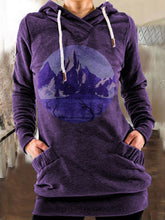 Load image into Gallery viewer, Fashion Printed Long-sleeved Drawstring Pocket Hoodie
