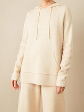 Load image into Gallery viewer, Simple Casual Loose Hooded Top Pants Knitted Suit
