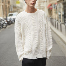 Load image into Gallery viewer, Casual Solid Color Round Neck Long Sleeve Sweater
