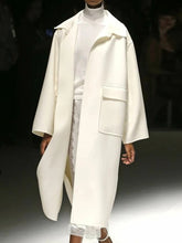 Load image into Gallery viewer, Fashion Casual Lapel Solid Color Polyester Long Ladies Jacket
