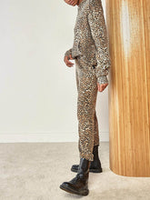 Load image into Gallery viewer, Fashion Leopard Casual Two-piece Suit
